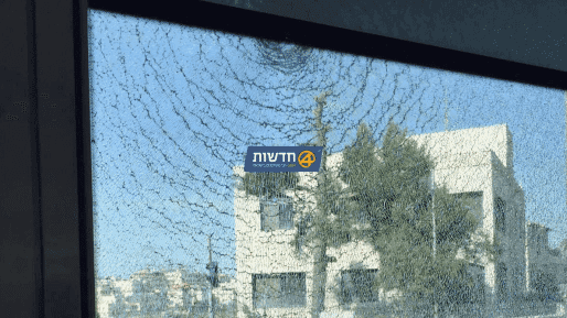 נזק לרכבת הקלה בפיגוע אבנים בשועפט