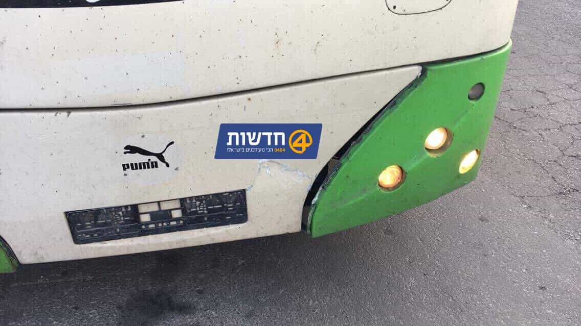 הטרור בארצנו: בקבוק תבערה הושלך לעבר אוטובוס סמוך לכפר סינג'יל