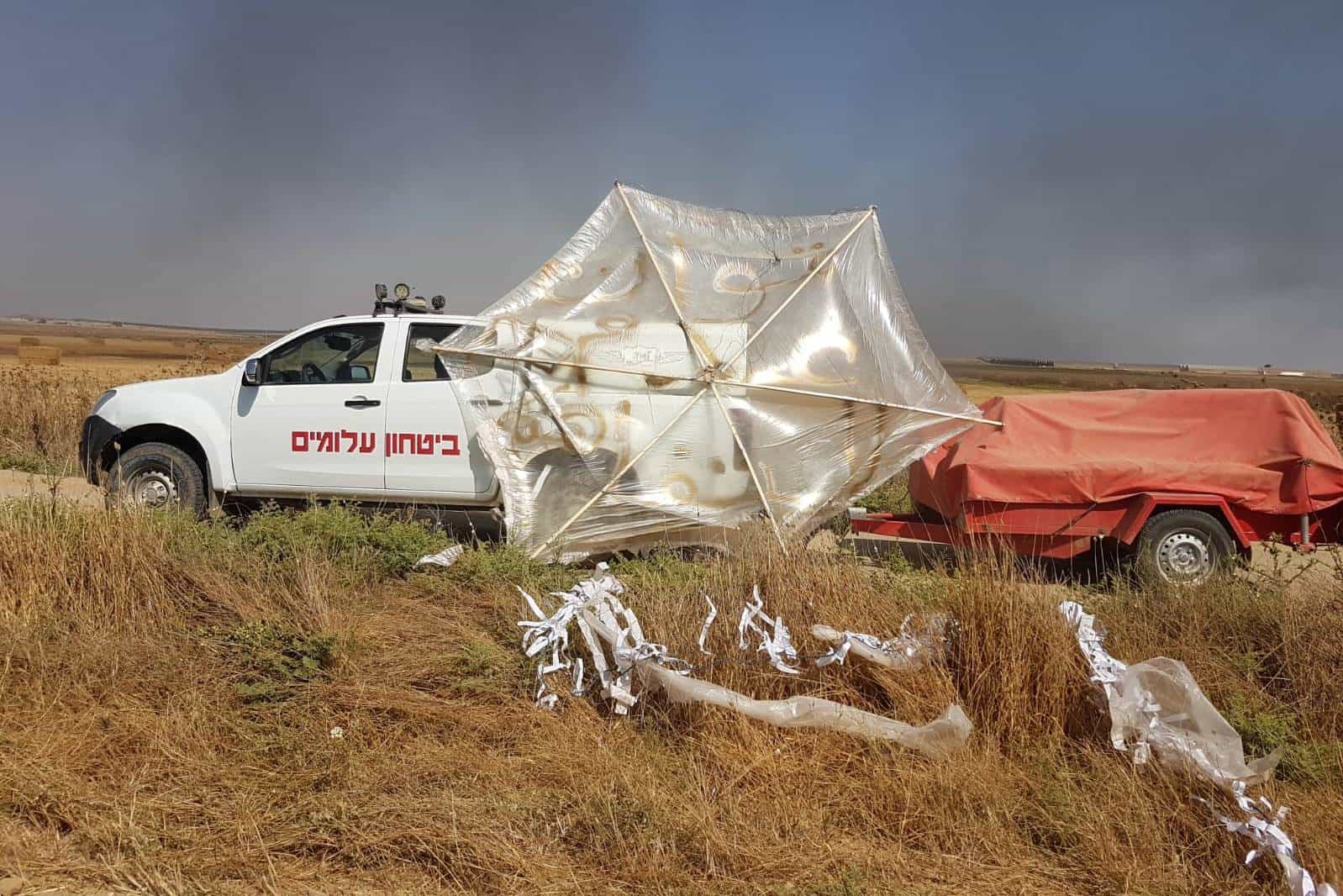 פרסום ראשון: צה״ל משנה מדיניות - צפוי לבצע ירי לעבר מוקדי הפרחות עפיפוני תבערה
