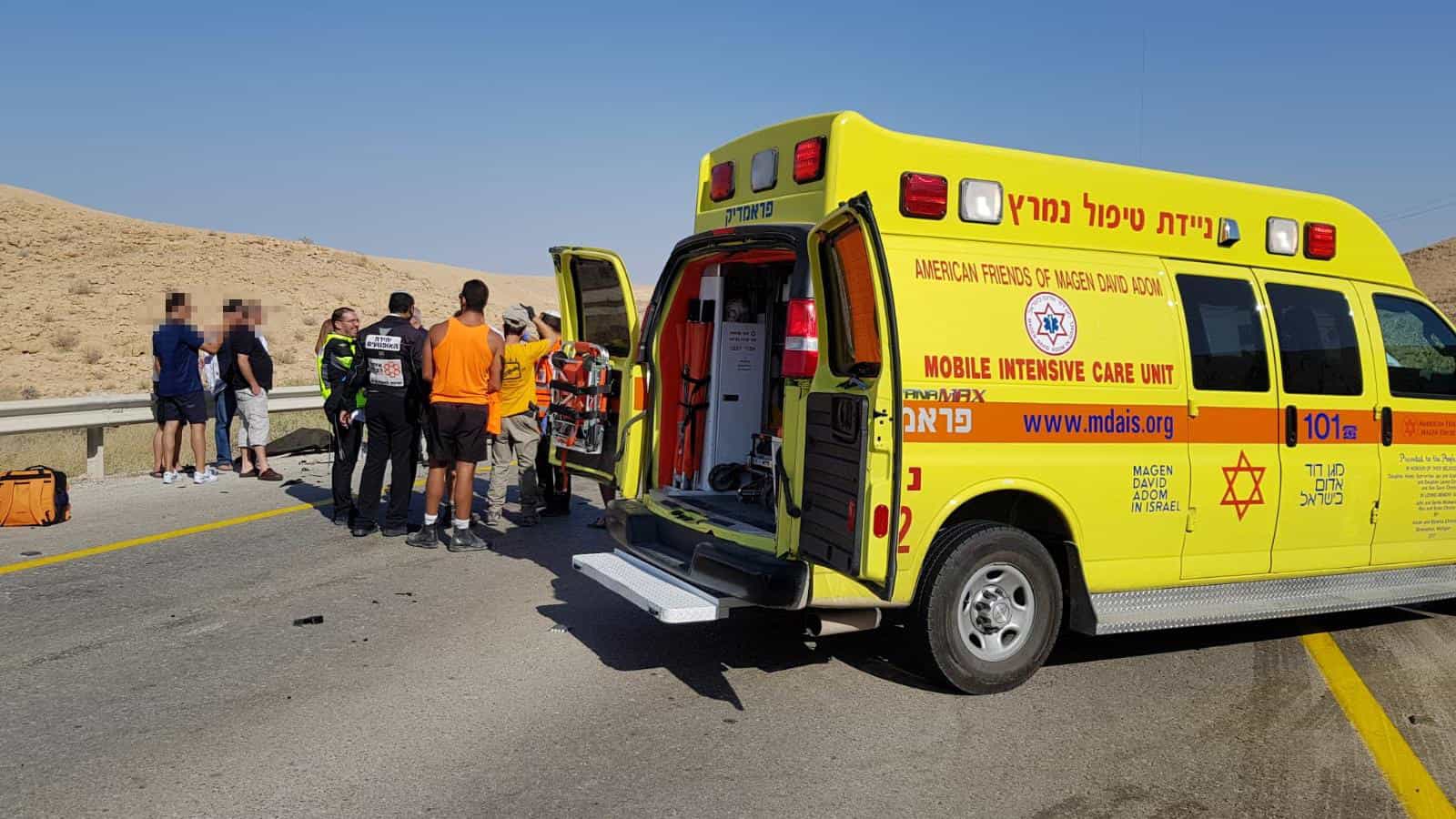 בן 66 נפצע קל בתאונת דרכים ביהוד