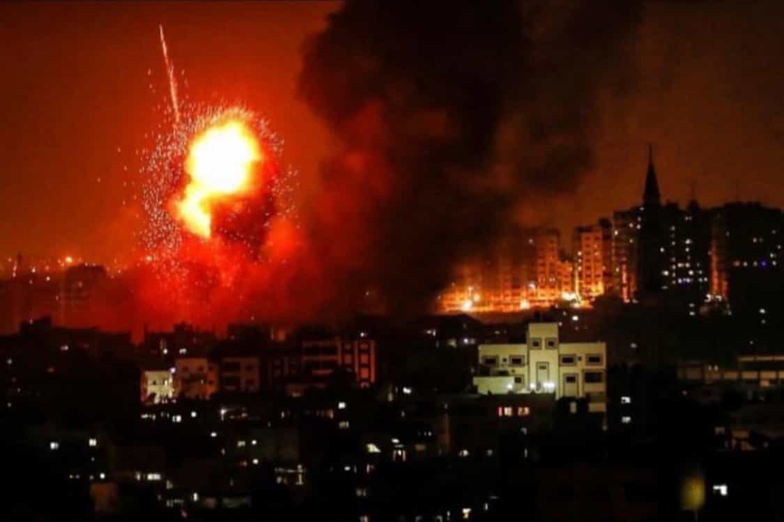 בתגובה לירי שפצע קצין: כוחותינו מחיל האוויר תקפו מחנה צבאי של חמאס בצפון הרצועה