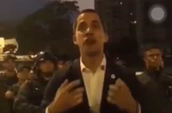 מנהיג האופוזיציה בוונצואלה קורא לצבא: הצטרפו אלי להפלת מאדורו