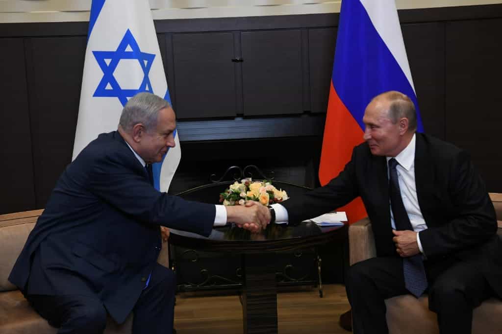 נתניהו ופוטין שוחחו היום על רקע המתיחות עם איראן