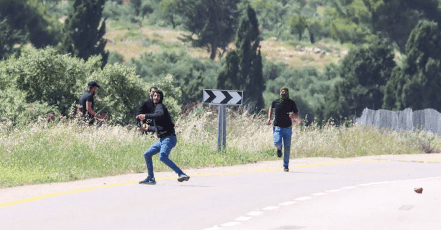 פיגוע אבנים בשומרון - נגרם נזק לרכוש