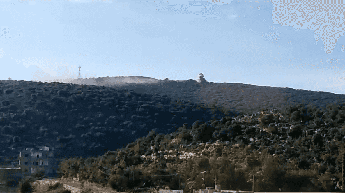 כוחותינו מפגיזים בלבנון בירי ארטילרי | תיעוד מהתקיפה