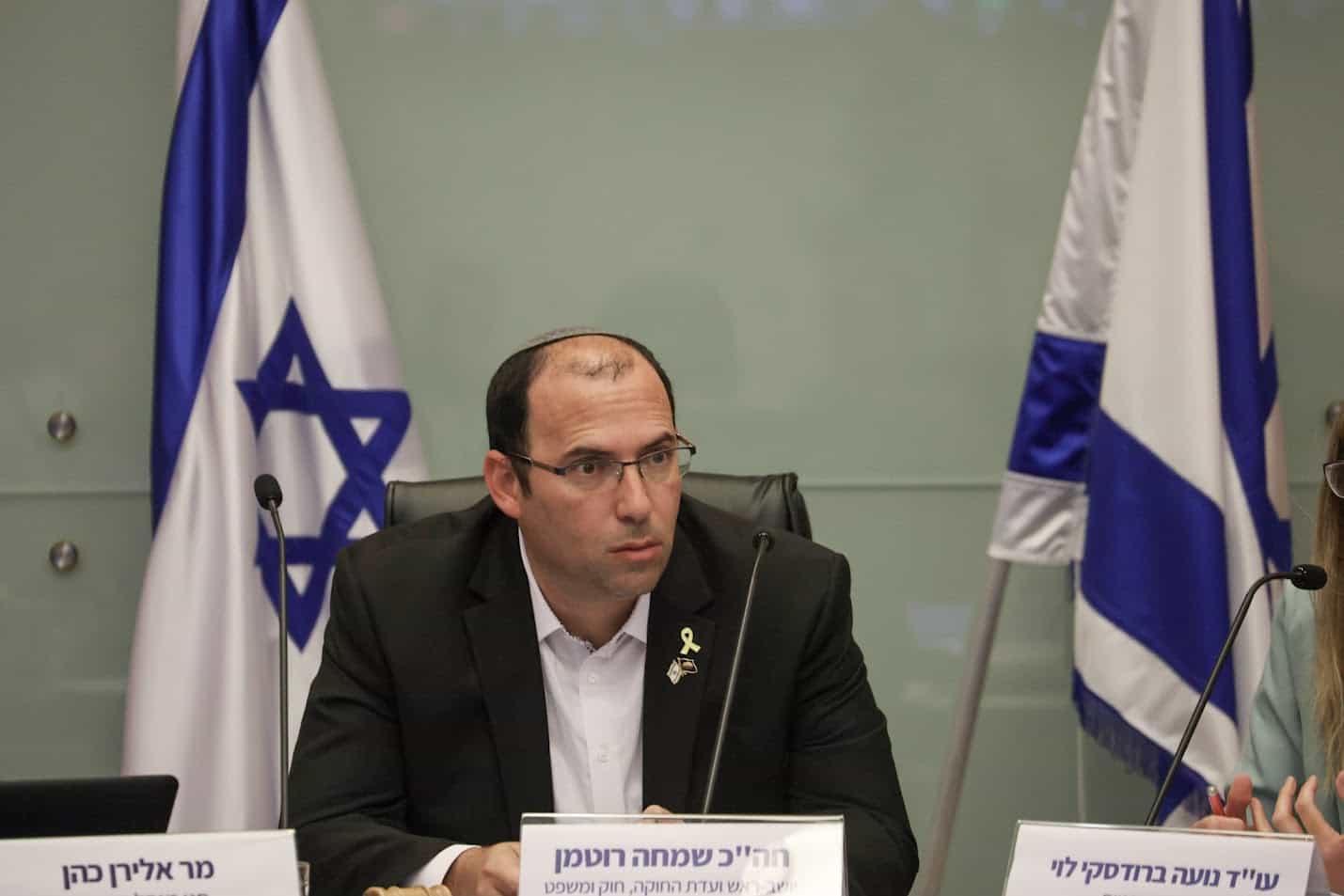 יאיר לפיד שיבח את שמחה רוטמן שלא נשאר חייב