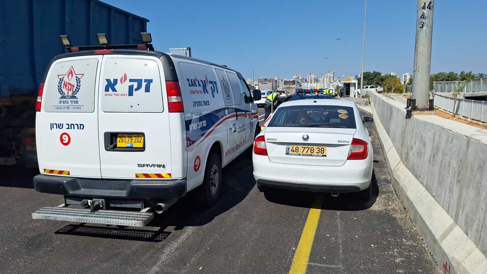 רוכב אופנוע נהרג בתאונה בכביש 6