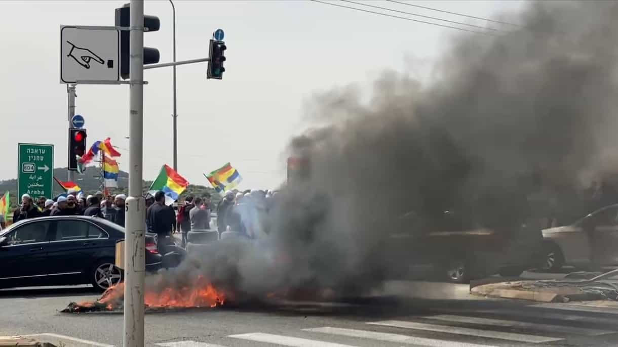 הפגנת הדרוזים בכביש 6: מחלף אליקים נפתח לתנועה בשני הכיוונים