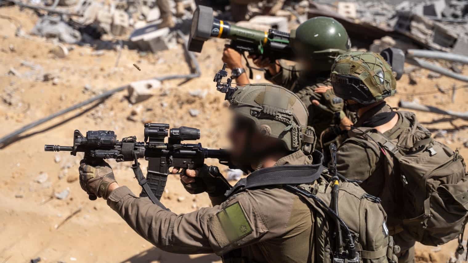חוליית מחבלים שיגרה נ"ט ופצעה לוחמים - וחוסלה מהאוויר