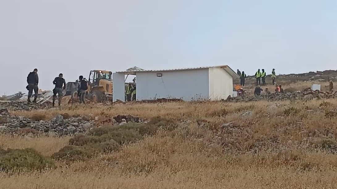 הרס בבנימין: כוחות משטרה ומנהל אזרחי פשטו על גבעת אור מאיר | תיעוד
