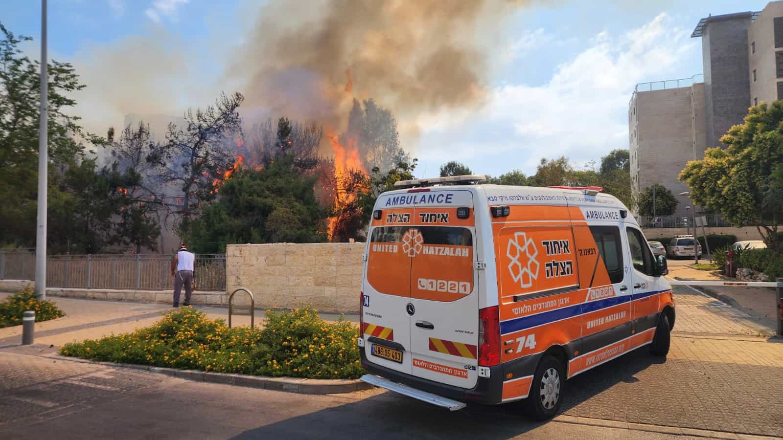 שריפה בחריש - פצועה אחת משאיפת עשן