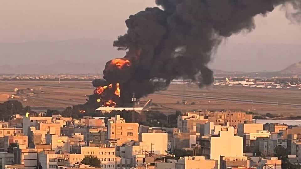 כלי טיס תקפו מטוס תדלוק איראני בנמל התעופה משהד שבמזרח איראן | תיעוד