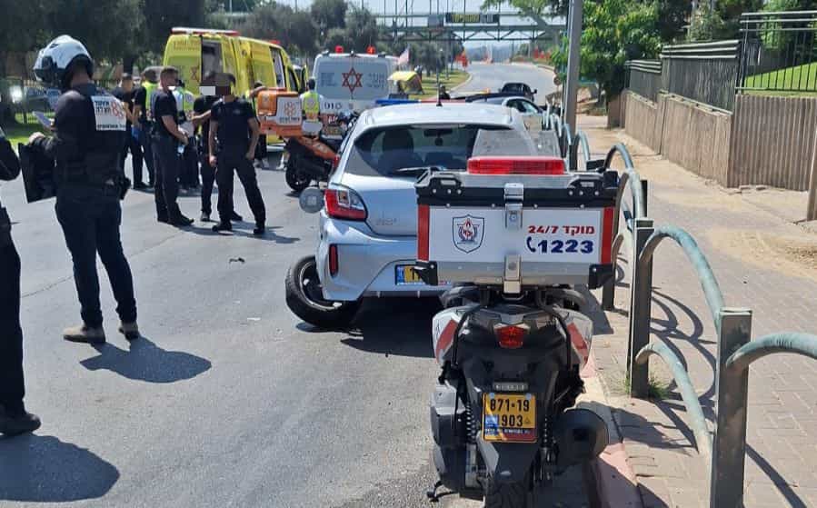 הולך רגל בתפקיד נפגע מרכב בנתניה - מותו נקבע במקום
