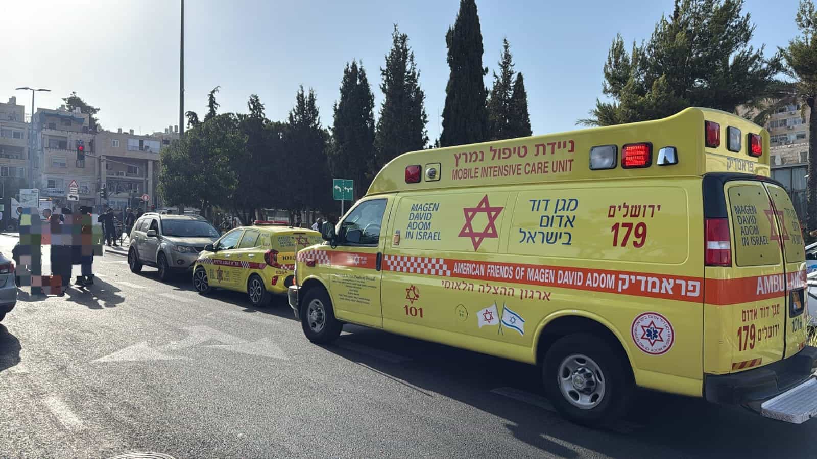 בן 8 נפצע בינוני מפגיעת רכב בירושלים