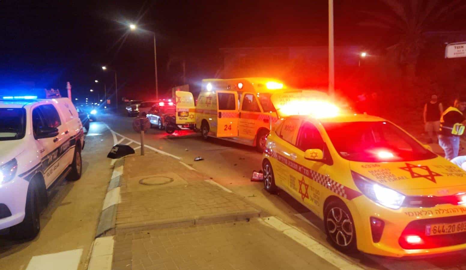 שני רוכבי אופנוע נפצעו באורח קשה ובינוני בבית שמש