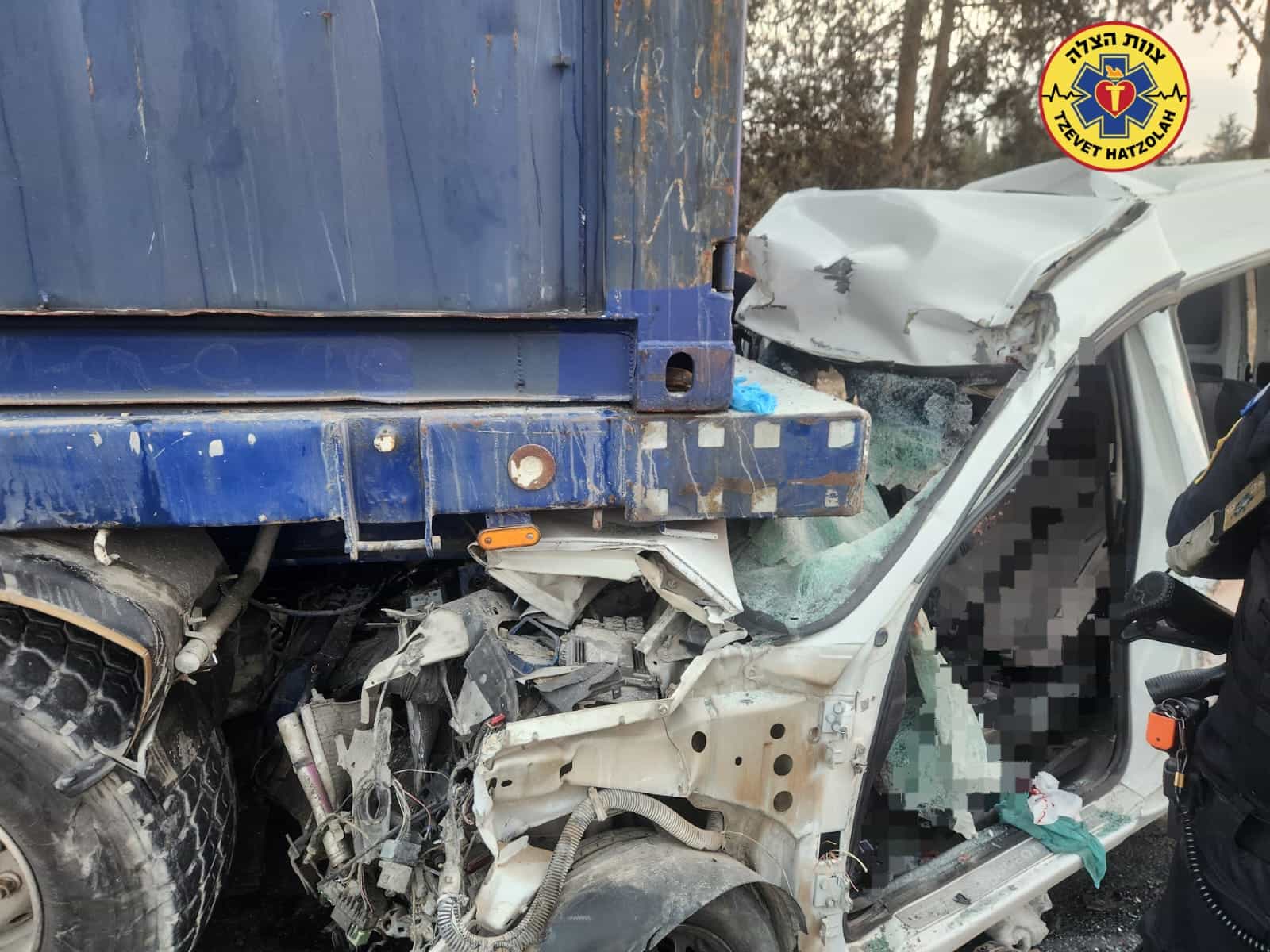שני ערבים מהרש"פ נהרגו בתאונת דרכים סמוך למחסום תרקומיא