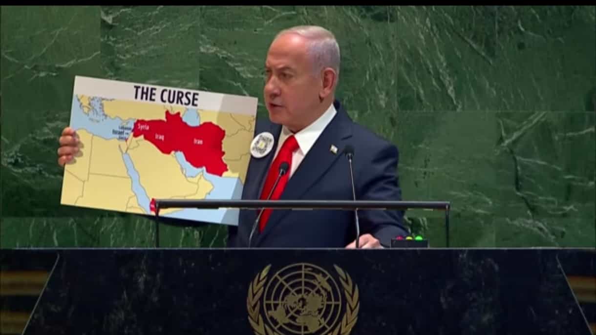 ראש הממשלה נאם באו"ם: "להאשים את ישראל ולא את חמאס זו בדיחה מרה" | דרך רמקולים ברצועה פנה לחטופים: "אחינו הגיבורים - לא שכחנו אתכם"