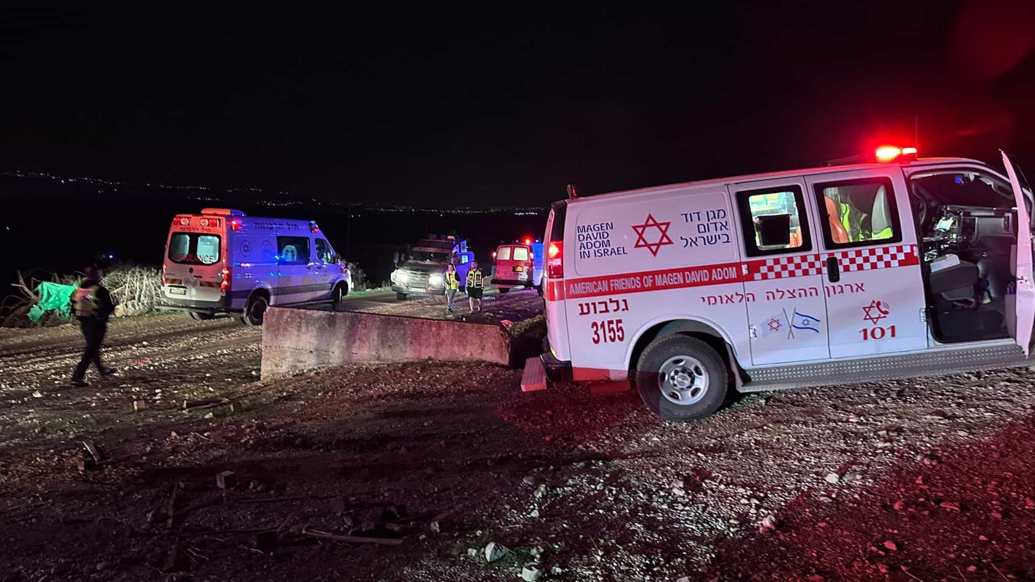 נער כבן 12 נהרג ושניים נוספים נפצעו קשה בתאונה בצפון השומרון