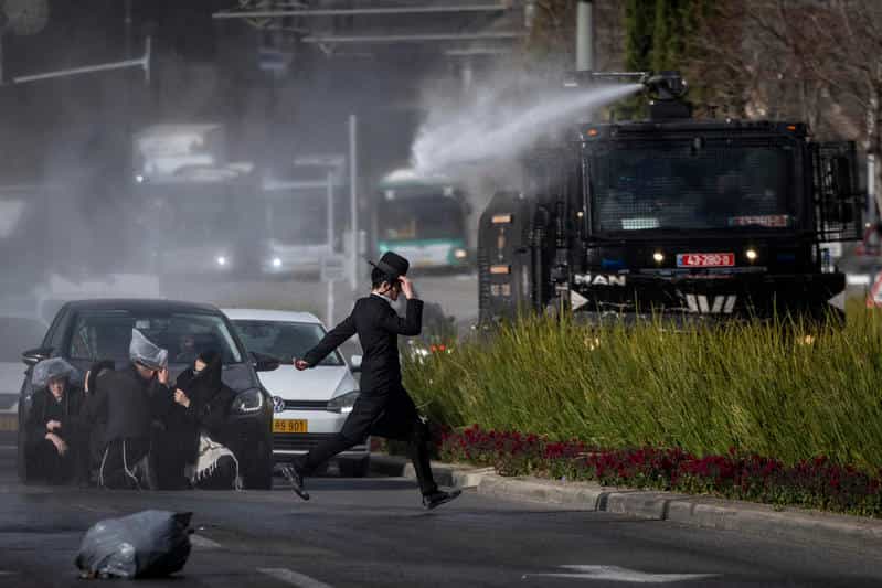 דמם הותר? צפו בתיעוד מדריסת המפגין החרדי בירושלים