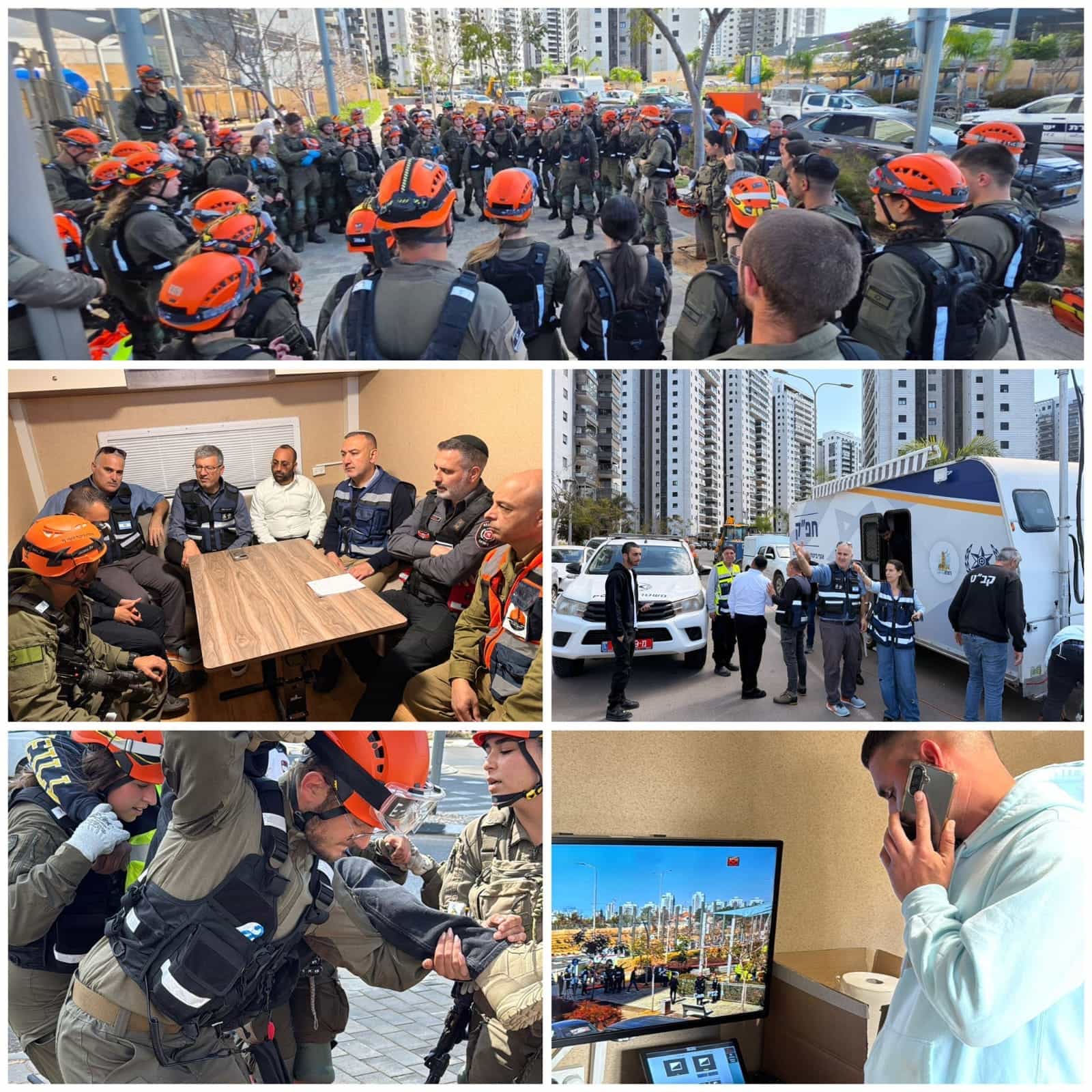 תרגיל חירום ברמלה: תרחיש פגיעת טיל בשכונת נאות שמיר