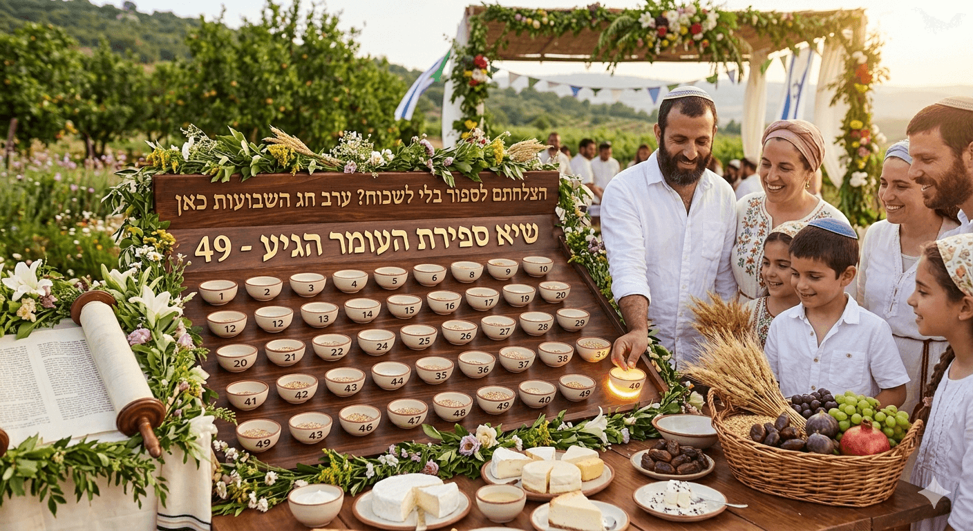 הצלחתם לספור בלי לשכוח? שיא ספירת העומר הגיע – ערב חג השבועות כאן