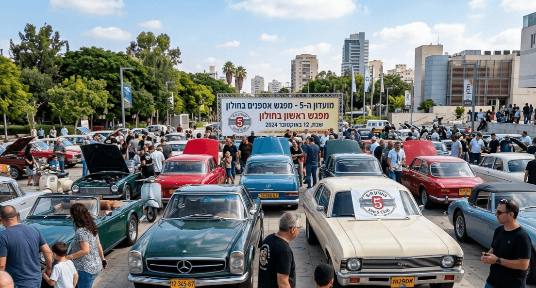 הפנינג חסר תקדים בחולון: "מועדון ה-5" מגיע לראשונה למתחם "לה פארק"