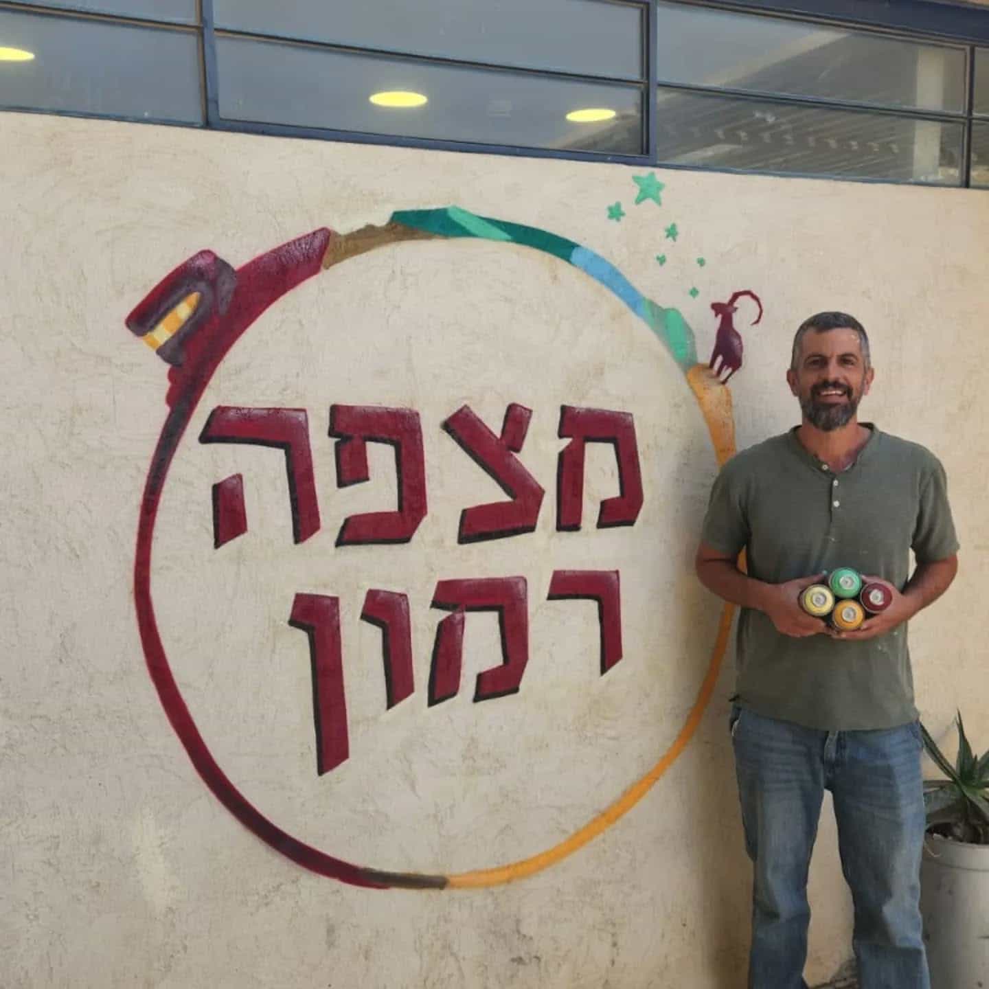 צובעים את המרחב הציבורי: מיזם אומנות רחוב חדש יצא לדרך במצפה רמון