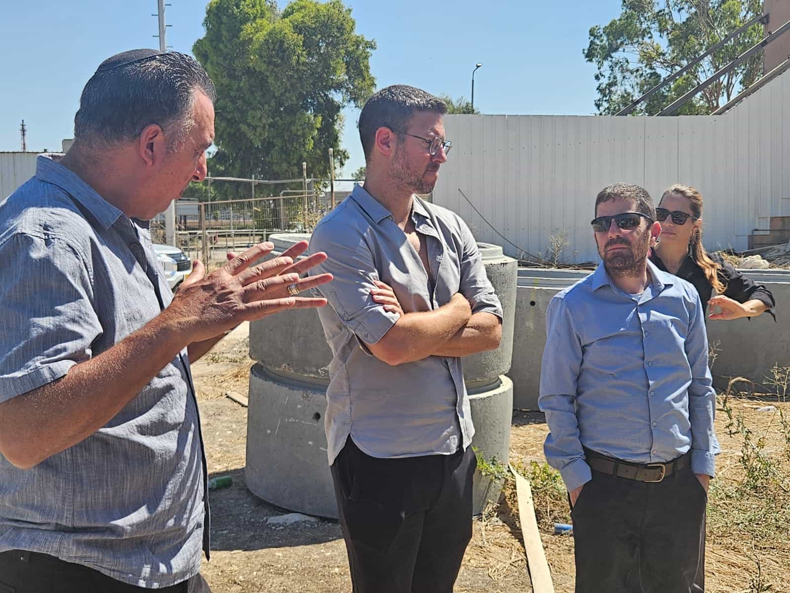 רשות המים בביקור במט"ש חיפה: "פרויקט השדרוג מתקדם בקצב משמעותי"