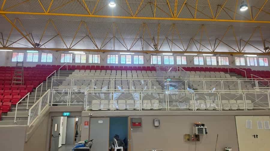 היכל הספורט בקריית שמונה מתחדש: העבודות נכנסו לשלבי הסיום