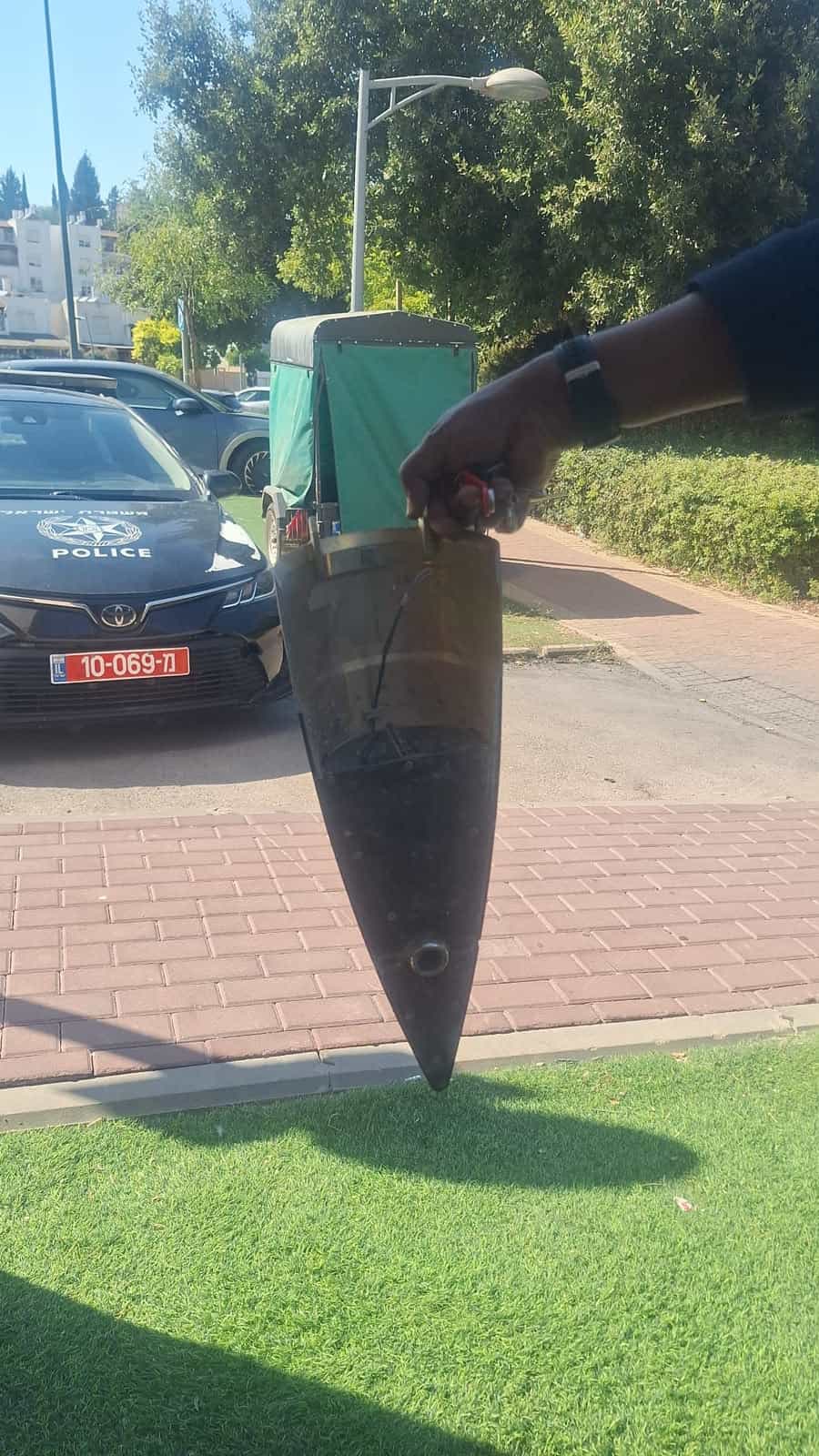 במהלך עבודות פיתוח ביקנעם: אותר נפל של מיירט כיפת ברזל