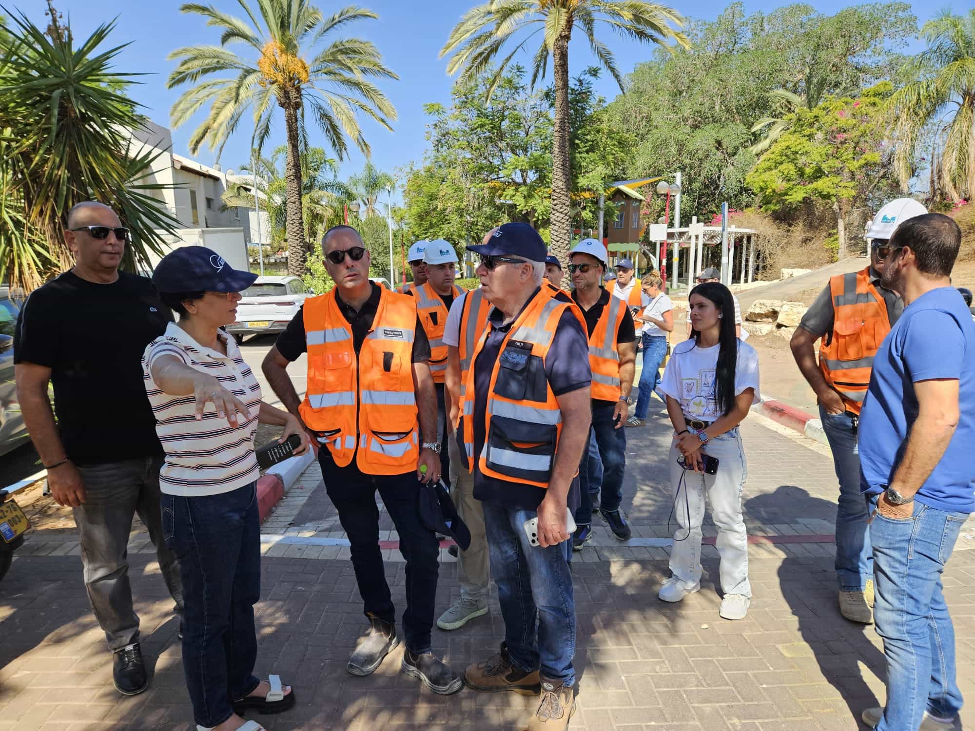 הקו הסגול באופק: ראשי נת"ע ועיריית אור יהודה קיימו סיור מקצועי לאורך תוואי העבודות
