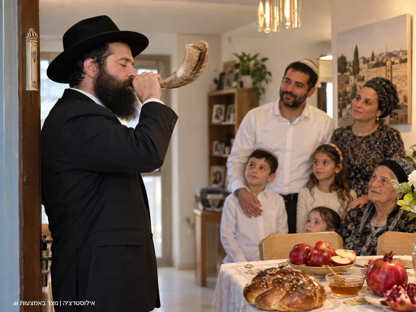גם השנה בבית שמש: תקיעת שופר - עד לפתח הבית