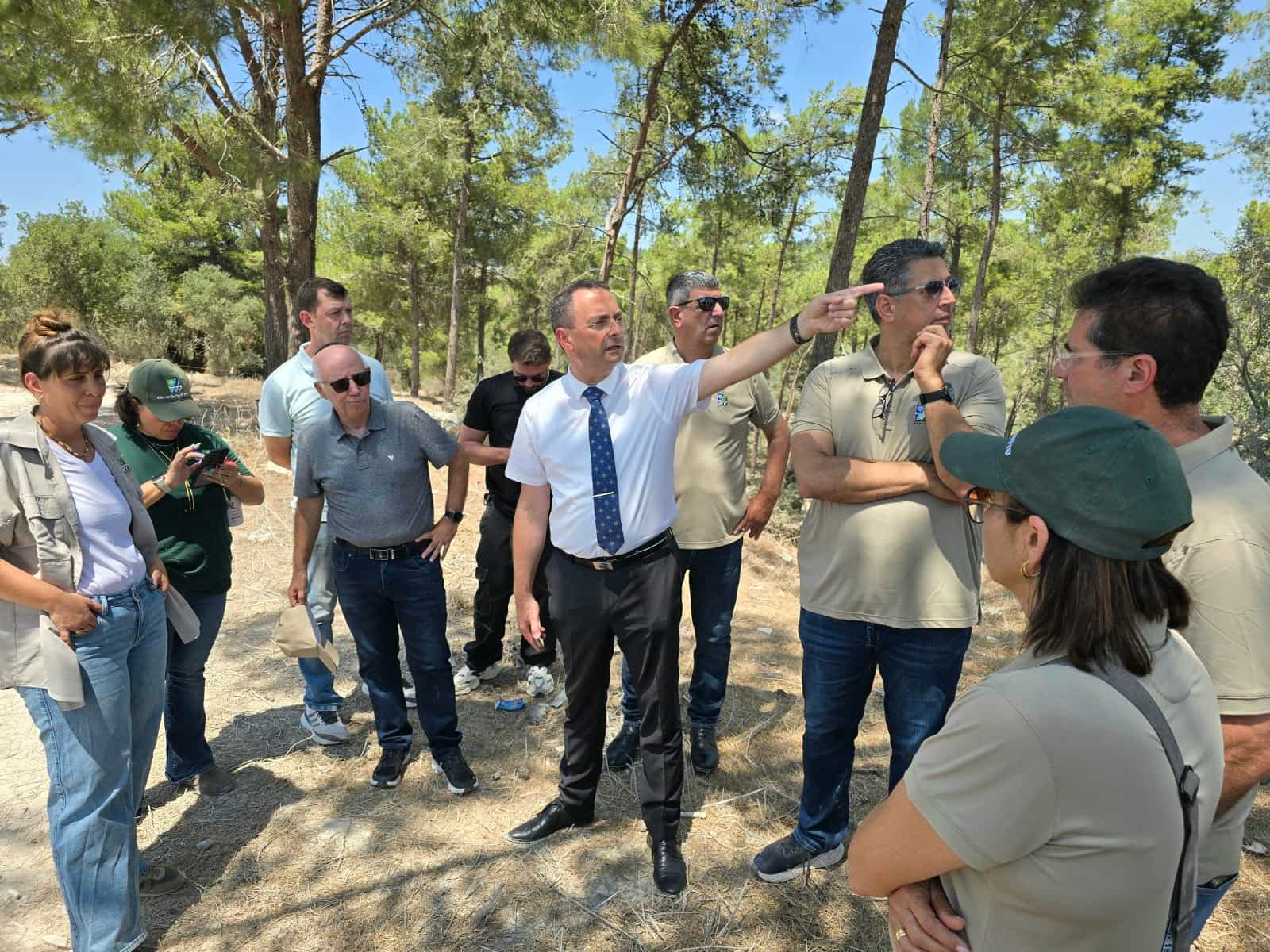 מחזקים את שיתוף הפעולה הסביבתי: מנכ"ל קק"ל וצוותו הבכיר ערכו ביקור מקצועי ביקנעם