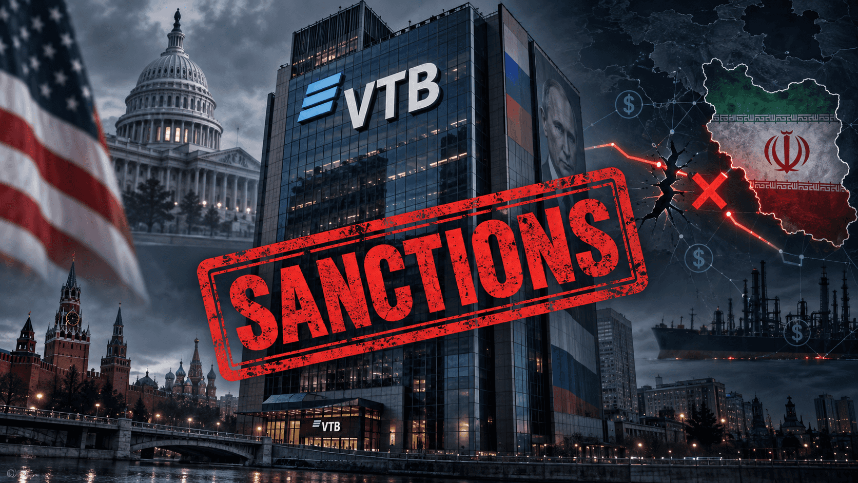 ארה״ב מחריפה את הלחץ: סנקציות על הבנק הרוסי VTB בשל קשריו עם איראן