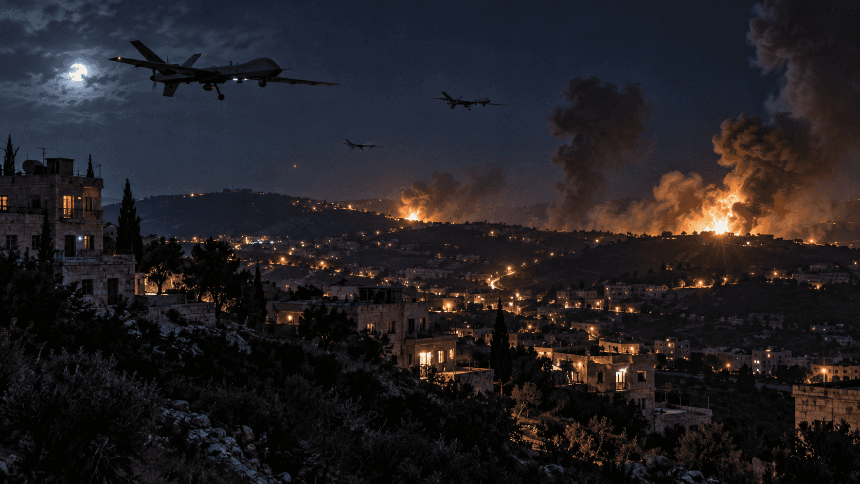 דיווחים בלבנון: תקיפות נרחבות בדרום המדינה וכטב״מים מעל ביירות