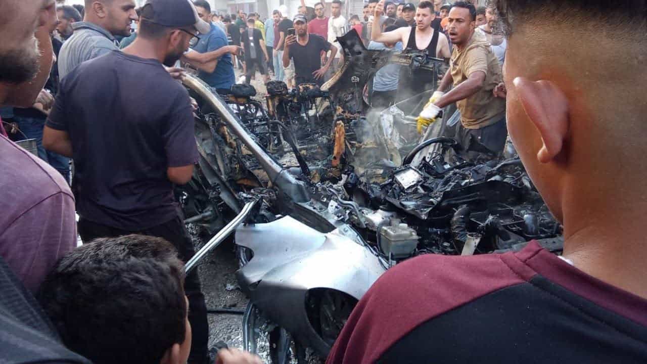 דיווח עזתי: שני מחבלים חוסלו בתקיפה בעיר עזה | צפו