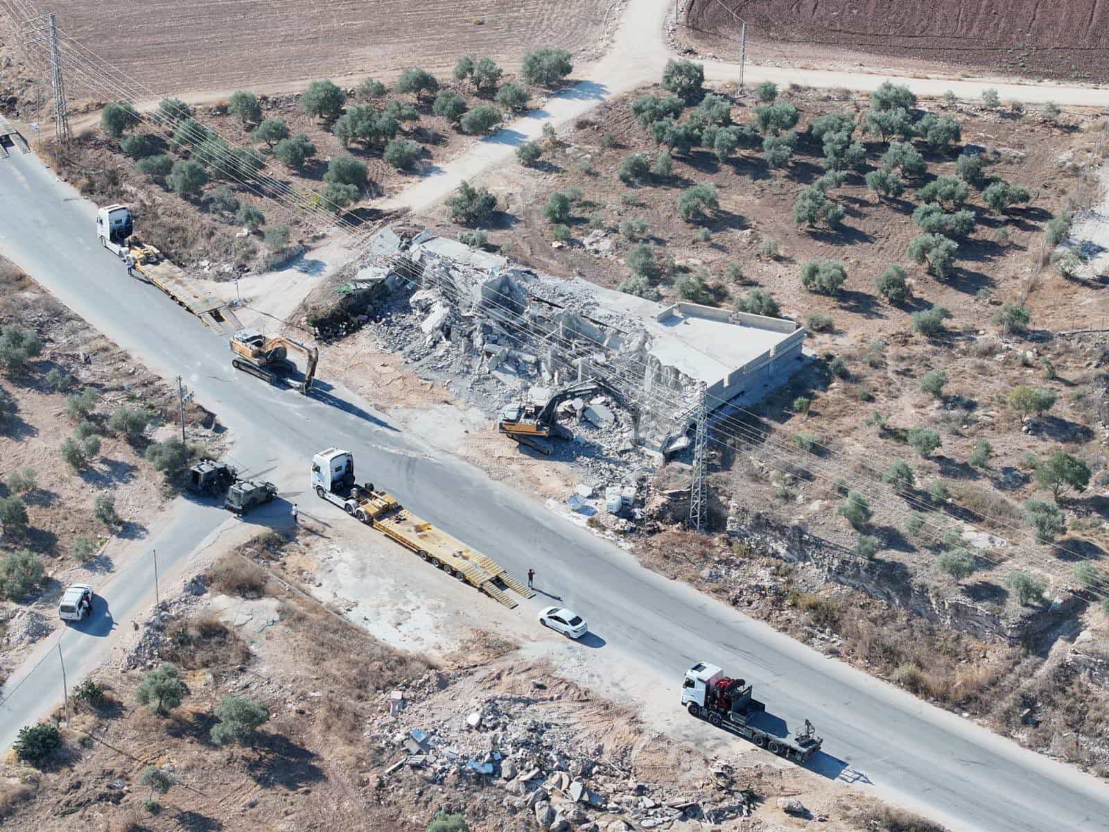 מבצע אכיפה בצפון השומרון: נהרסו 35 מבנים בלתי חוקיים