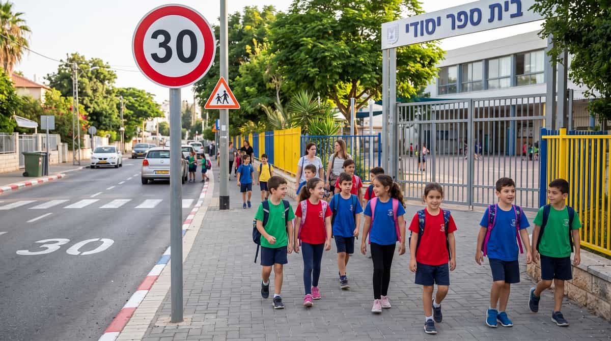 לוד תקבל כמיליון שקלים לשיפור הבטיחות והגבלת מהירות הנסיעה ל-30 קמ״ש סביב מוסדות החינוך