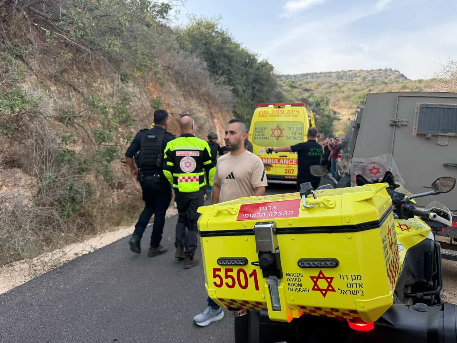 טרגדיה ברכס רמים: נקבע מותו של אחד הנפגעים בפיצוץ הנפל | 3 פצועים במצב קשה והיתר במצב בינוני וקל