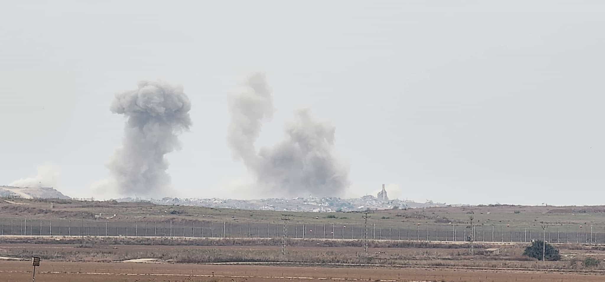 פיצוץ עז הרעיד את רצועת עזה – ההדף הורגש גם ברחבי הדרום | צפו