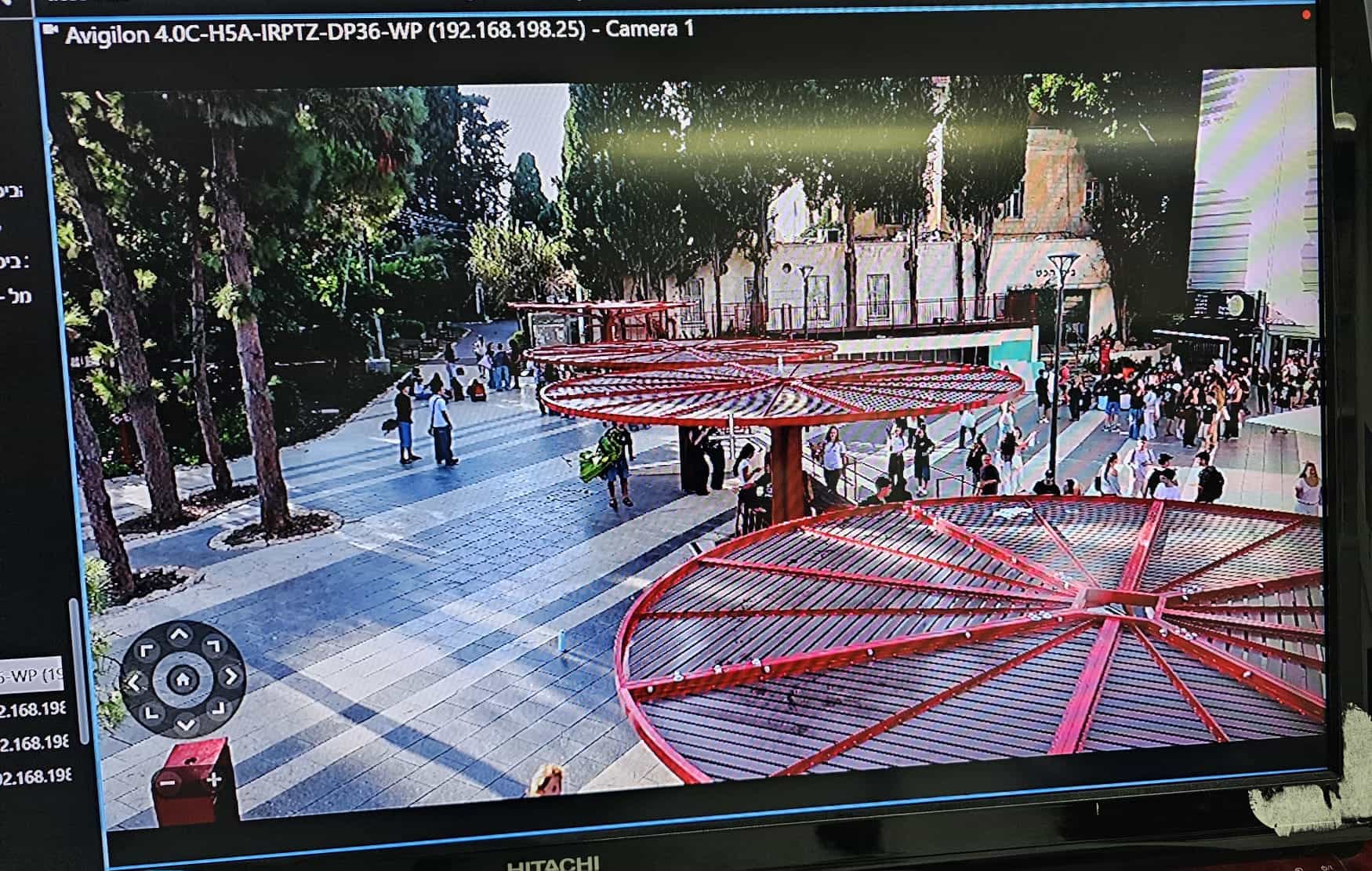 עיריית חיפה התקינה מצלמות אבטחה חדשות בגן מניה שוחט ובסביבת האודיטוריום