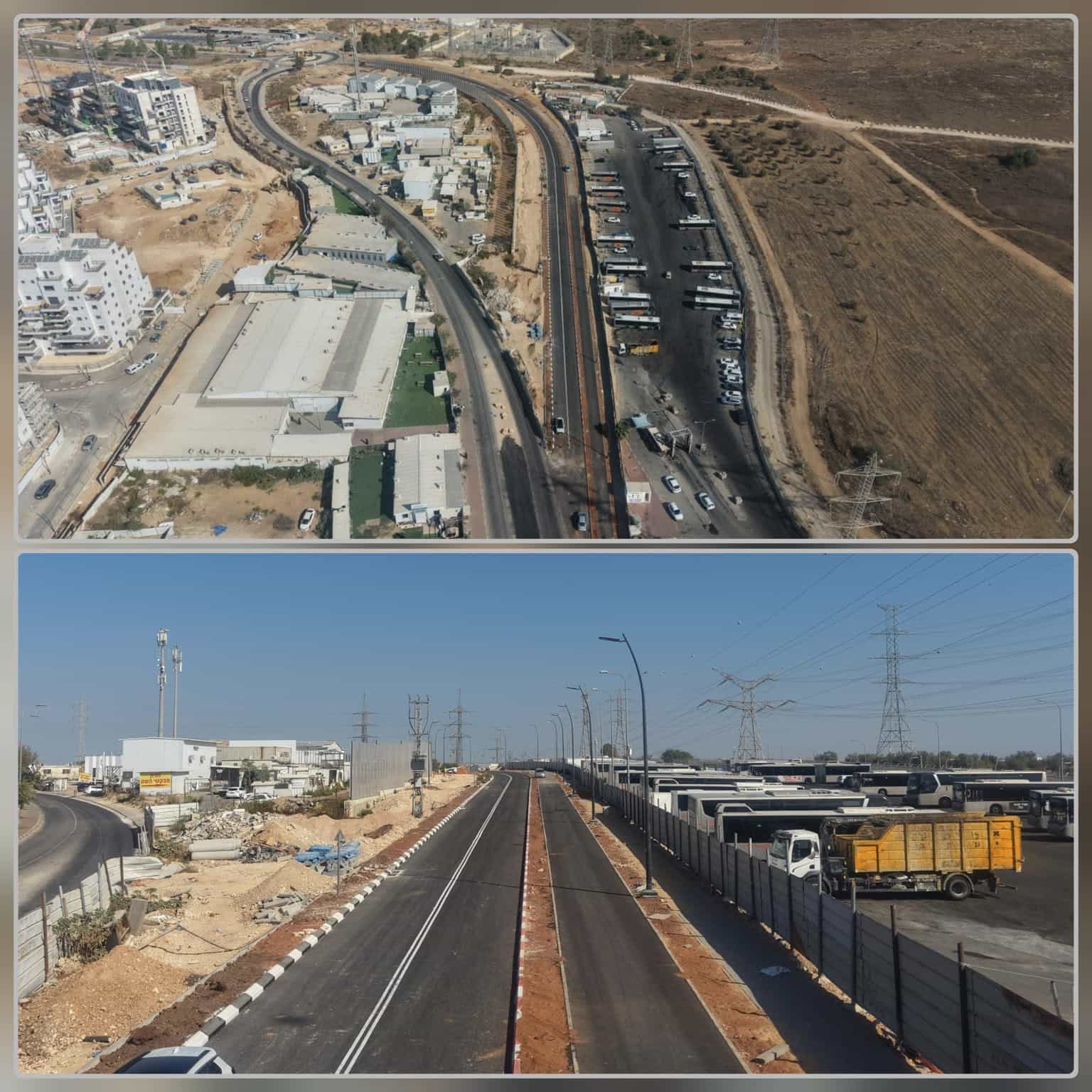 פתח לתנועה: כביש חדש באלעד המחבר בין כיכר המסוף לכיכר מרן