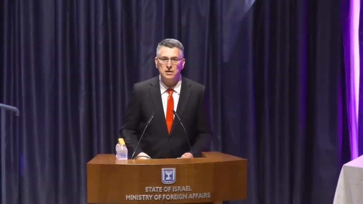 שר החוץ: "כל מטרת הלחצים הבינלאומיים, לכפות על ישראל הקמת מדינת טרור פלסטינית בלב ארצנו" | צפו