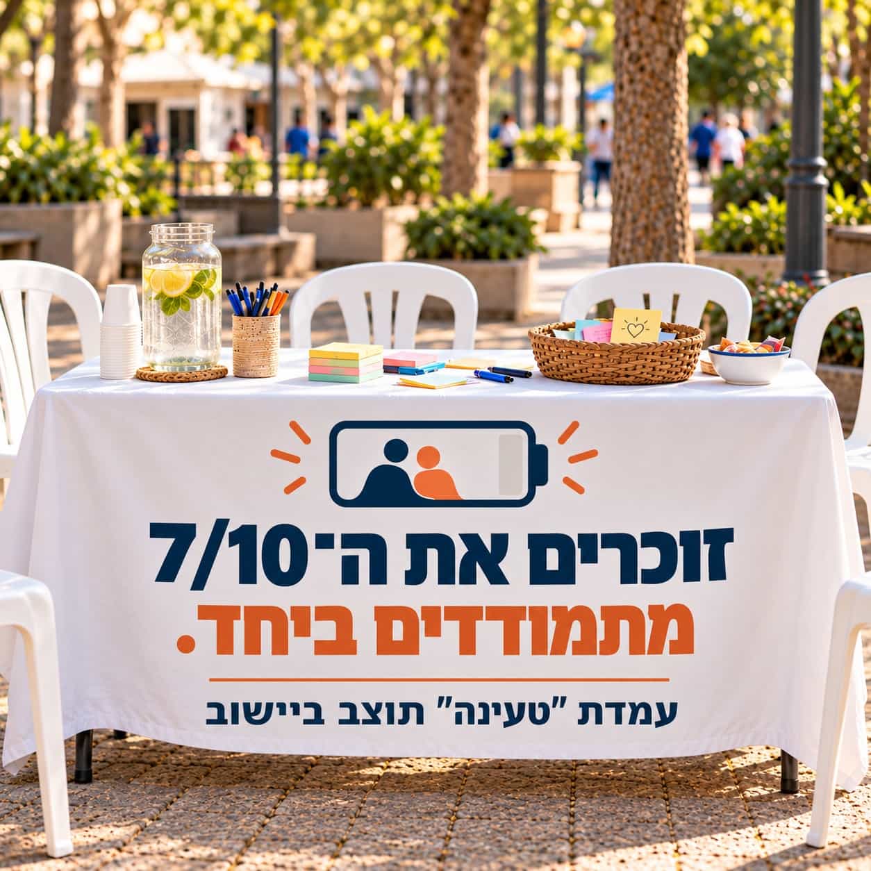 חיבור, הקשבה ומילים מחזקות: "עמדת טעינה אנושית" תפעל בקריית עקרון