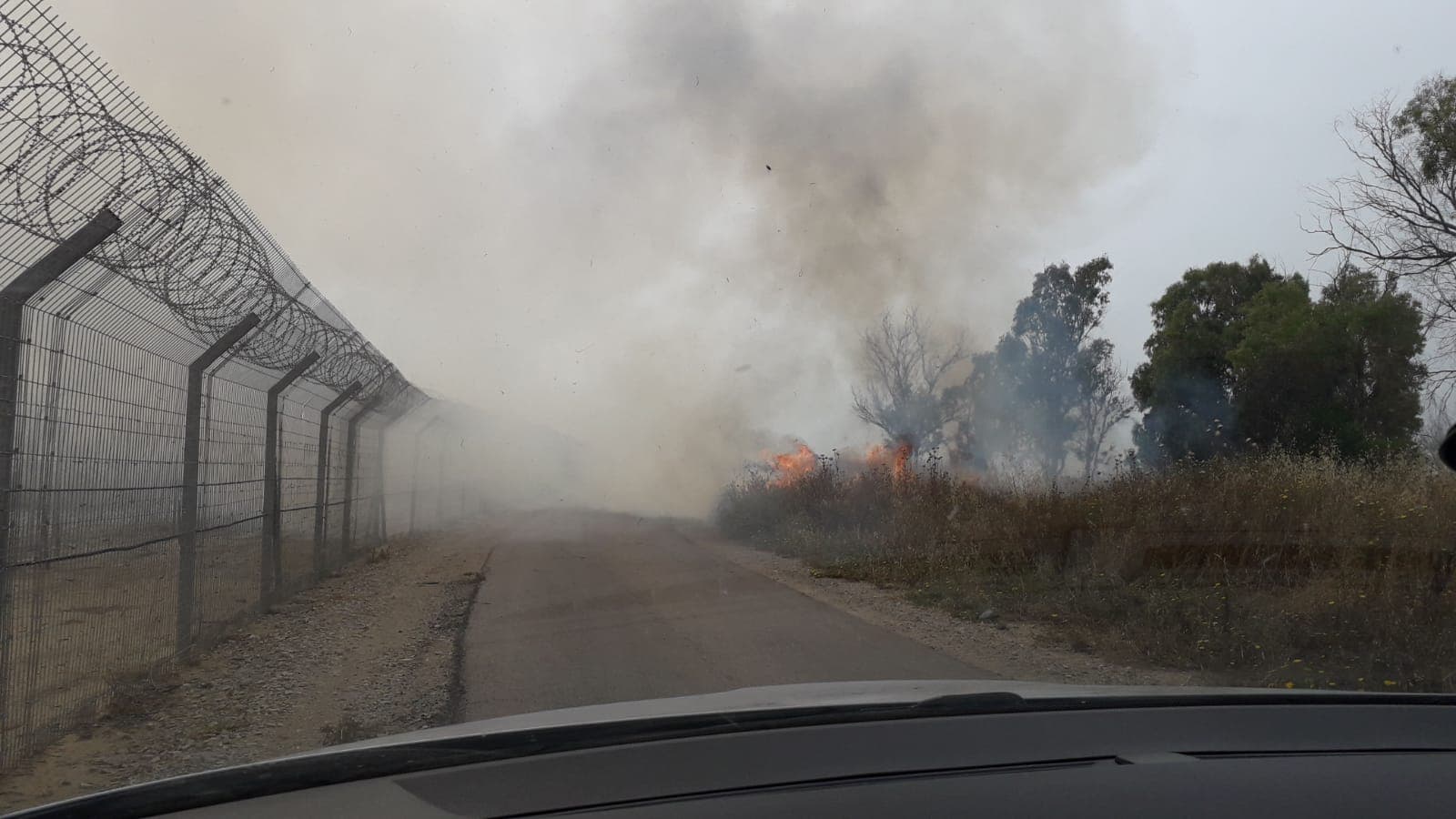 הטרור מעזה נמשך: בלון תבערה הצית שריפה ביישוב בשער הנגב