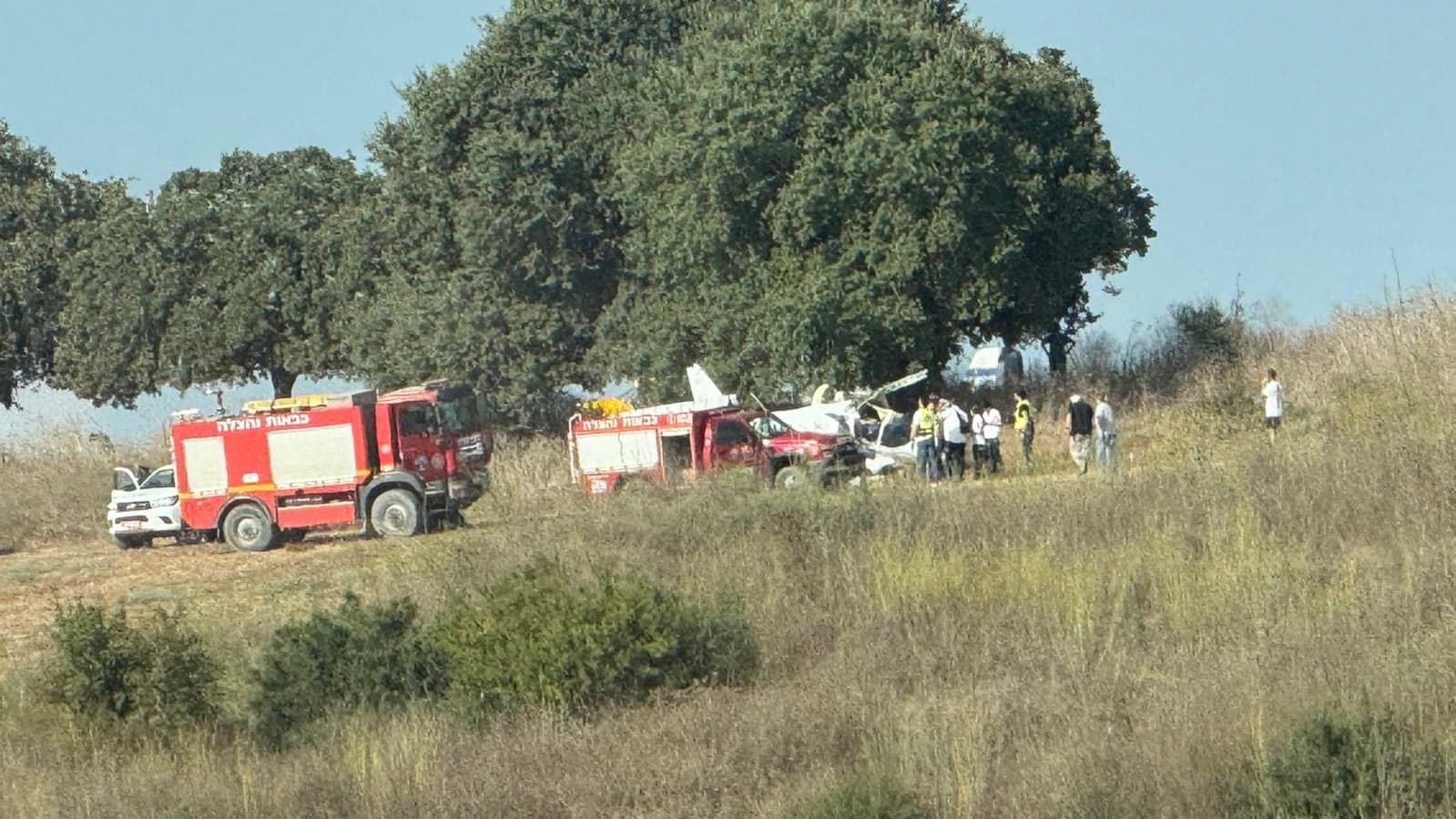 חשד להתרסקות של כלי טיס באזור וואדי ערה