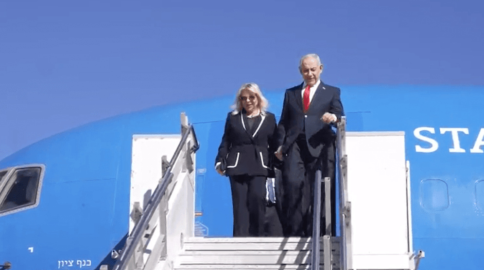 רה"מ נתניהו ופמלייתו נחתו לפני זמן קצר בישראל