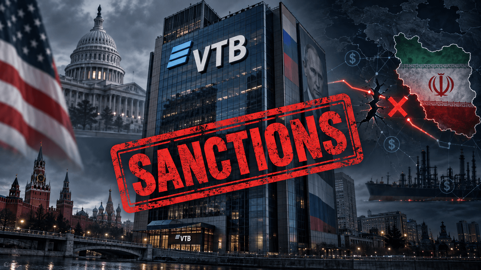 ארה״ב מחריפה את הלחץ: סנקציות על הבנק הרוסי VTB בשל קשריו עם איראן
