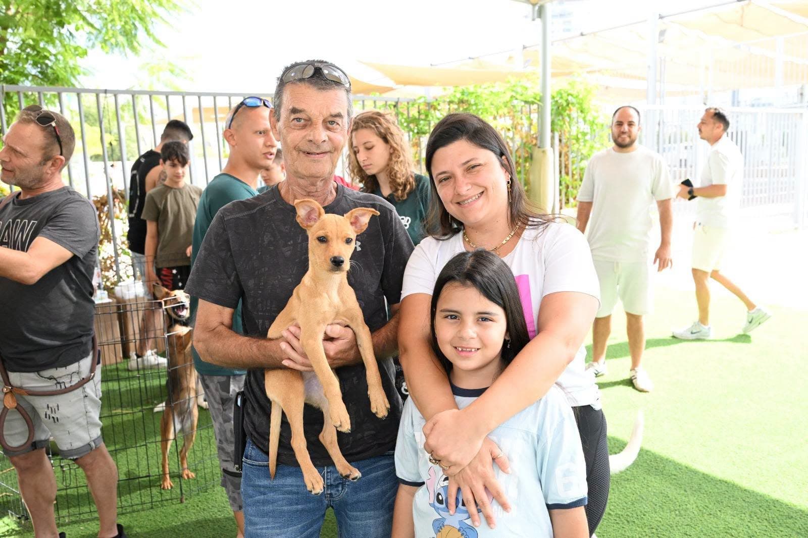 פותחים את הלב והבית: 11 כלבים אומצו ביריד אימוץ מיוחד ביבנה