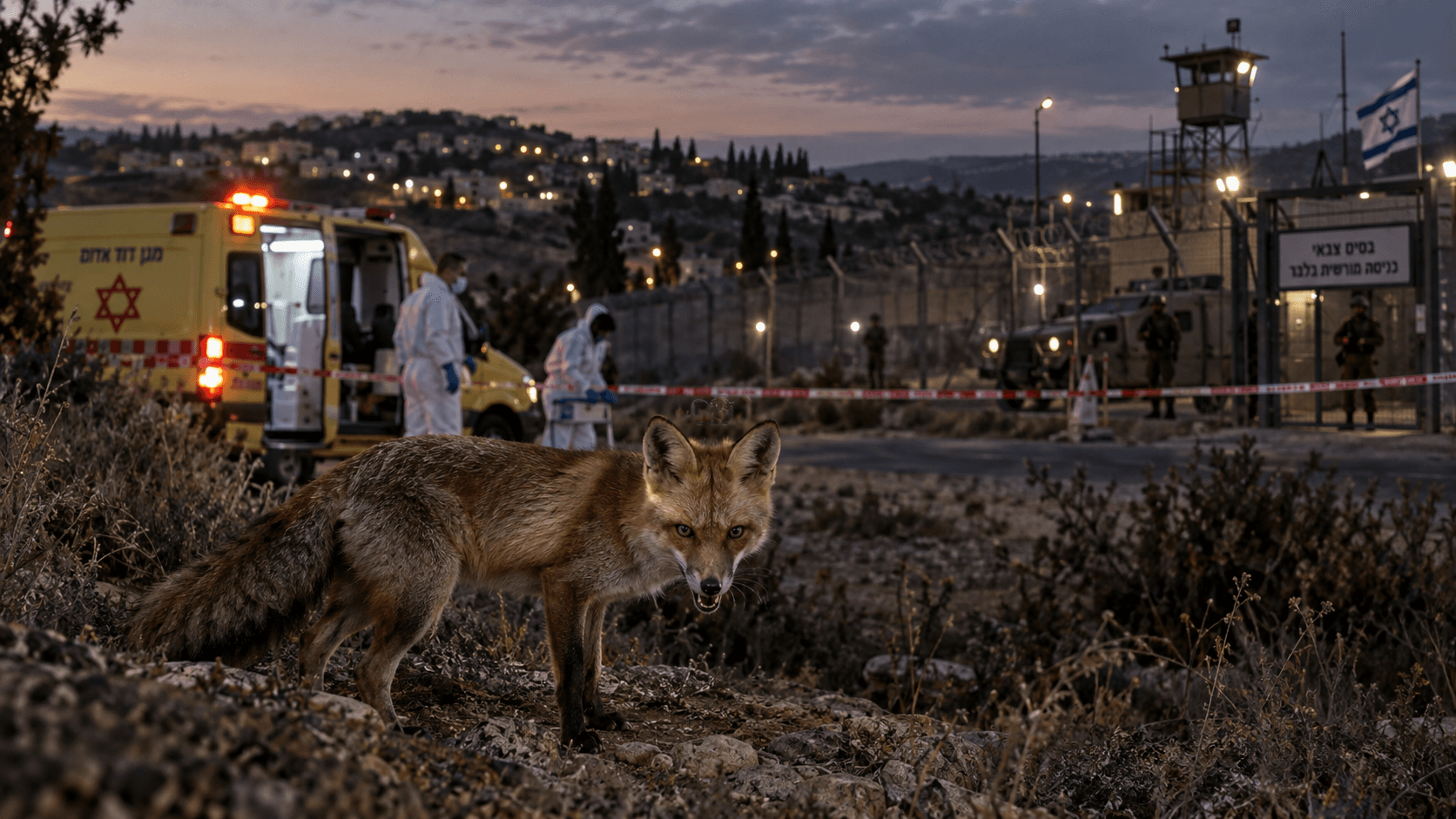 שועל נגוע בכלבת אותר בקרני שומרון ובבסיס סמוך: 16 בני אדם הופנו לטיפול מונע